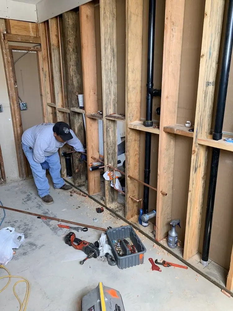 Commercial rough-in plumbing for Gas Line Repair in Shaler